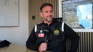 Clitheroe 31 Accrington Stanley Preseason  Paul Howarth Post Match Interview [upl. by Aaberg]