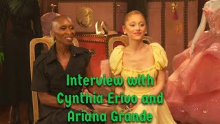 Cynthia Erivo and Ariana Grande quotWickedquot Interview with Oz Historians [upl. by Akirdnwahs965]