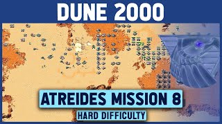 Dune 2000  Atreides Mission 8  Hard Difficulty  1080p [upl. by Manoff]