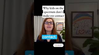 Why autistic kids dont make eye contact autismparenting autismawareness [upl. by Suelo608]