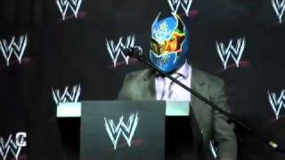 Sin Cara and Jim Ross at WWEs Press Conference [upl. by Schacker]