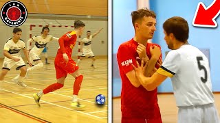 I Played in a PRO FUTSAL MATCH amp We Got REVENGE Football Skills amp Goals [upl. by Euqor]