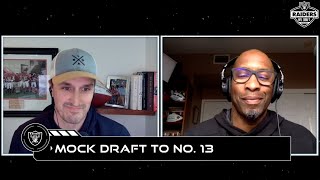 Top 30 Visits Draft Night Scenarios and a Mock Draft to No 13  Raiders  NFL [upl. by Apps]