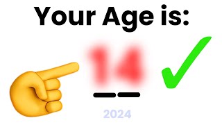 This Video Will Guess Your Age in 2024 😮 [upl. by Lsil]