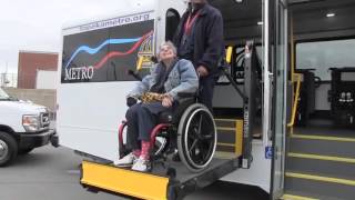 New Paratransit lift vehicle [upl. by Kaliope]