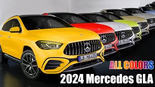 2024 Mercedes GLA Full Review Exterior colors Carbizzy [upl. by Kornher]