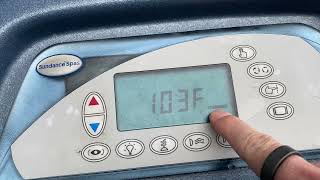 Fix temperature issue with Sundance Spa hot tub [upl. by Kara]