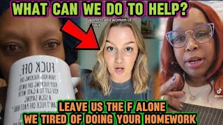 BLACK Women ShutThis Whytea Woman for asking them to answer this disturbing question [upl. by Nalac]