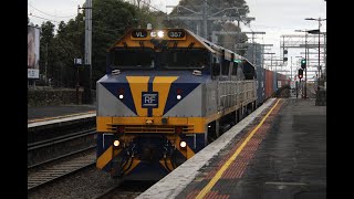 A interesting wednesday of freight at Malvern West Footscray and Tottenham [upl. by Ellasal837]