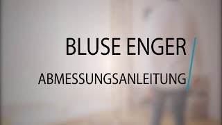 Bluse enger nähen  Abmessungsanleitung  BeTailorde [upl. by Rebhun]