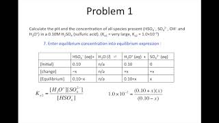 Polyprotic Acid Calculations 2 [upl. by Amikehs]