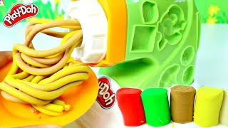 Plastilina Play Doh Fabrica de Pasta Play Doh Noodle Plates Mundo de Juguetes [upl. by Ahsikan272]