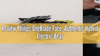 Review Philips OneBlade Face Authentic Hybrid Electric Beard Trimmer amp Shaver Incl 1x Original Bl [upl. by Mylander]