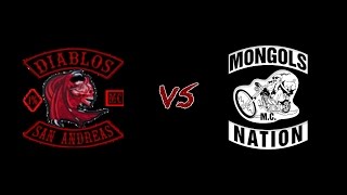 Diablos Mc Vs Mongols Nation Ft Voodoo [upl. by Siddon594]