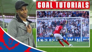 How to Shoot Like Marcus Rashford  Goal Tutorials  Rashford vs Costa Rica [upl. by Holtorf]