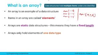 Declaring and Indexing Arrays [upl. by Caye874]