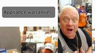 HOW WARRANTIES WORK HOMEDEPOT ON KITCHEN APPLIANCES amp SMALLER ELECTRONICS HOW TO SELL THEM [upl. by Lyrahc]