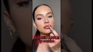 GLAZED APPLE lip combo tutorial makeuptutorial makeup recommended рек макияж мейк косметика [upl. by Llehcal]