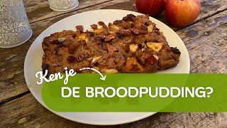 Recept van broodpudding met appel [upl. by Er]