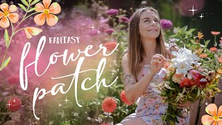 Cottage Garden Cut Flower Patch Tour 💐 13 Amazing Blooms for a Fantasy Bouquet [upl. by Adnahcal866]