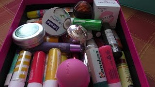 UPDATE ♥Meine Lippenpflegestift  Sammlung♥ 2015 [upl. by Noirod]