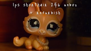 lps shorthair 246 unboxing and refurbishing [upl. by Cousins]