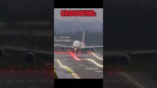 Normal vs Crosswind aviation funnyimages planes crosswind crosswi [upl. by Sacram331]