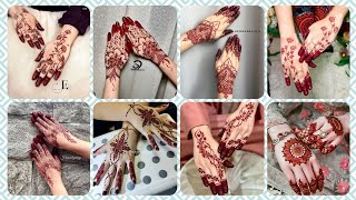 new simple mehndi design  mehndi design for bride  latest henna style mehndi [upl. by Dlnaod]