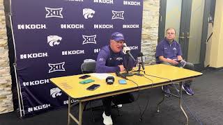 Kansas State Football  Head Coach Chris Klieman discusses KState’s 3128 win over Colorado [upl. by Anirda764]