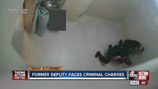 Former FL corrections deputy who was fired for excessive force on inmate now charged with battery [upl. by Akimrehs169]