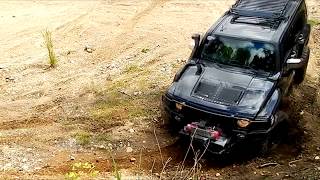 4X4 OffRoad Hummer H3 playing in Sand [upl. by Annel416]