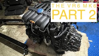 The VR6 MK6 Swap  Part 2 Drivetrain is Complete [upl. by Sosthena]