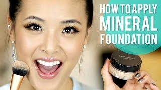 How to Apply Mineral Foundation BareMinerals [upl. by Aviv]