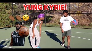 YUNG KYRIE IN THE MF BUILDING 1V1 down the wire shocking ending😱 [upl. by Notgnihsaw]