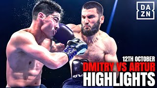 Dmitry Bivol Vs Artur BeterbievFull Fight HIGHLIGHTS  12th October 2024  HD [upl. by Aianat930]