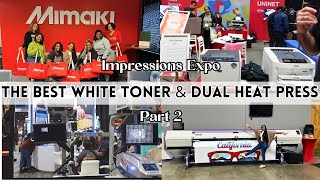 The Best White Toner Printer Full Review of iColor 560 amp 650  New Stahls Dual Heat Press [upl. by Carrelli945]