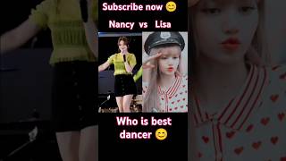 Nancy momolend vs lisa black pink dancebts nancy lisa blackpink [upl. by Borman]