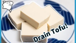 5 ways to drain your tofu to make your tofu dishes taste better [upl. by Yerfdog]