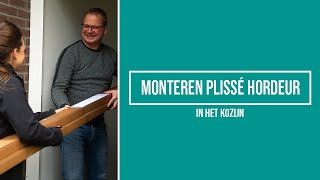 Monteren plissé hordeur in het kozijn [upl. by Rexer]