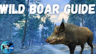 Medved Taiga Wild Boar Guide TheHunter Call of The Wild [upl. by Moureaux]