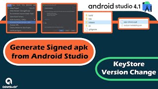 How to Generate Signed apk Android Studio  Generate apk from Android Studio [upl. by Norrie]