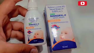 Rhinoryl nasal drops Xylometazolineusesdosehow to use full info in hindi 👍 [upl. by Atlas105]