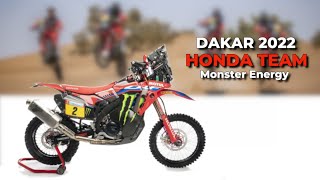 DAKAR 2022 TEAM HONDA MONSTER ENERGY [upl. by Aitnyc]