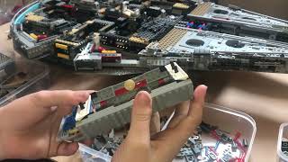 Lego Star Wars Millennium Falcon Set 75192 Build Part 100 24 [upl. by Siurtemed]