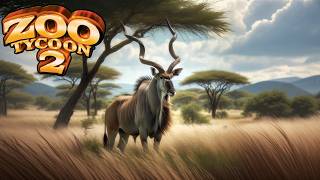 Building Greater Kudu Habitat in Zoo Tycoon 2 [upl. by Kneeland]