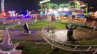 Reindeer Run Ride Winter Wonderland London 2023 POV Onride [upl. by Eberly]