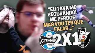 CASIMIRO MUITO BOLADO APÓS DERROTA GRÊMIO 2X1 VASCO  BRASILEIRÃO SÉRIE B 2022 Cortes do Casimito [upl. by Izogn]