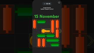 15 November hamster Kombat daily mini game 15 November hamster Kombat daily mini game [upl. by Nicolau813]