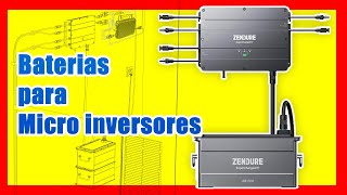 Baterias para Microinverores ¿Una realidad [upl. by Ecinnahs]