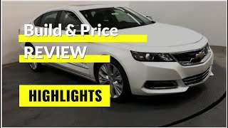 2020 Chevrolet Impala Premier  Build amp Price Review Configurations Colors Interior Features [upl. by Jeanelle]